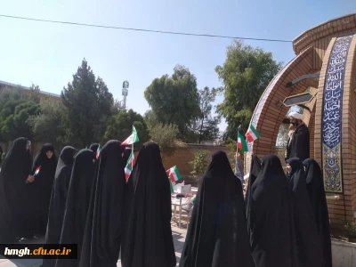 تجمع دانشجومعلمان به مناسبت پیروزی مقتدرانه مردم غیور فلسطین