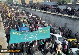 شرکت در مراسم استقبال از کاروان نمادین ورود حضرت معصومه(س) به شهر قم