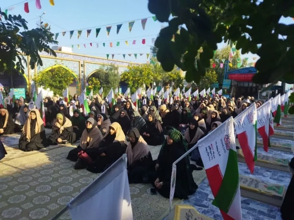 حضور دانشجو معلمان دختر پردیس حضرت معصومه (س) در اردوی راهیان نور مناطق جنگی جنوب کشور 2