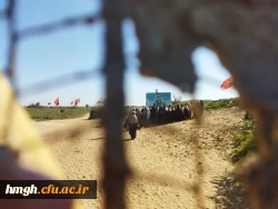 حضور دانشجو معلمان دختر پردیس حضرت معصومه (س) در اردوی راهیان نور مناطق جنگی جنوب کشور 2