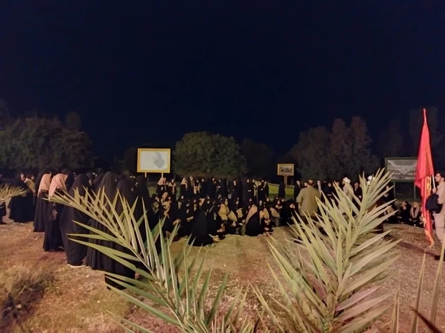 حضور دانشجو معلمان دختر پردیس حضرت معصومه (س) در اردوی راهیان نور مناطق جنگی جنوب کشور 2