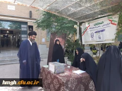 بازدید مدیر امور پردیس های دانشگاه فرهنگیان استان قم از روند برگزاری انتخابات شورای صنفی پردیس حضرت معصومه(س) 2