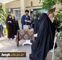بازدید مدیر امور پردیس های دانشگاه فرهنگیان استان قم از روند برگزاری انتخابات شورای صنفی پردیس حضرت معصومه(س) 2