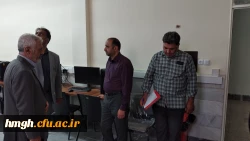 بازدید هیأت نظارت، ارزیابی و تضمین کیفیت دانشگاه های قم از بخش های مختلف پردیس حضرت معصومه(س) 2