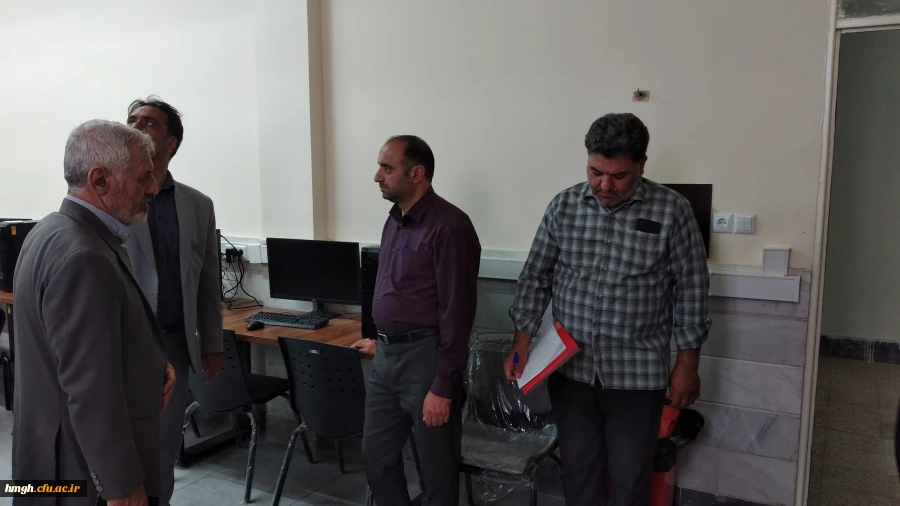 بازدید هیأت نظارت، ارزیابی و تضمین کیفیت دانشگاه های قم از بخش های مختلف پردیس حضرت معصومه(س) 2