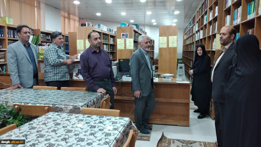 بازدید هیأت نظارت، ارزیابی و تضمین کیفیت دانشگاه های قم از بخش های مختلف پردیس حضرت معصومه(س) 2