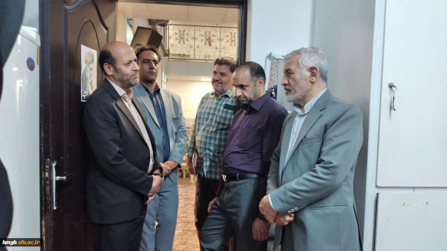 بازدید هیأت نظارت، ارزیابی و تضمین کیفیت دانشگاه های قم از بخش های مختلف پردیس حضرت معصومه(س) 2