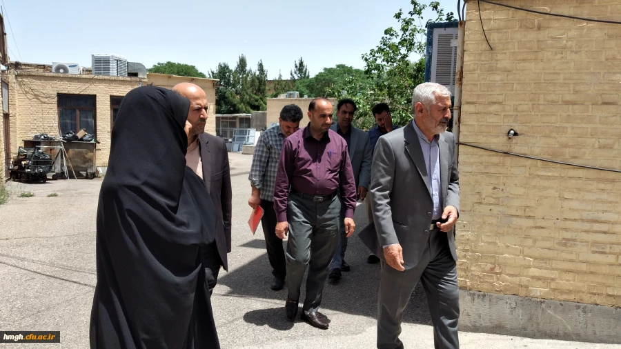 بازدید هیأت نظارت، ارزیابی و تضمین کیفیت دانشگاه های قم از بخش های مختلف پردیس حضرت معصومه(س) 2