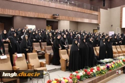 با حضور رییس و اعضای هیأت رییسه دانشگاه فرهنگیان و مسؤولان دانشگاه فرهنگیان استان قم برگزار شد:

آیین دانش آموختگی دانشجو معلمان ورودی 1399 پردیس حضرت معصومه(س)  
 2