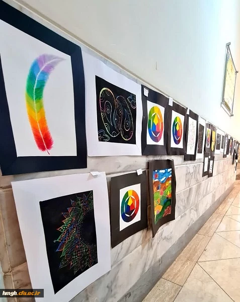 برگزاری نمایشگاه آثار هنری دانشجومعلمان پردیس حضرت معصومه(س) 2