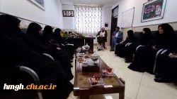 دیدار مسئول دفتر نهاد نمایندگی مقام معظم رهبری در دانشگاه فرهنگیان استان قم با کارکنان پردیس حضرت معصومه(س) 2