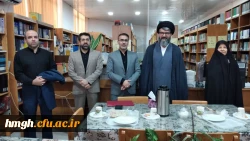 مراسم تکریم و معارفه معاون امور دانشجویی و توسعه منابع پردیس حضرت معصومه(س)  2