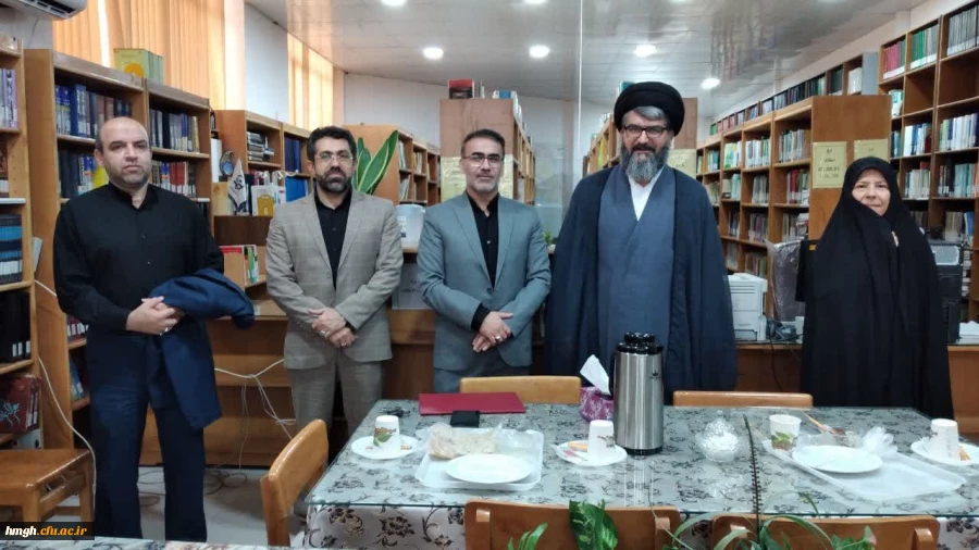 مراسم تکریم و معارفه معاون امور دانشجویی و توسعه منابع پردیس حضرت معصومه(س)  2