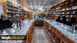 مراسم تکریم و معارفه معاون امور دانشجویی و توسعه منابع پردیس حضرت معصومه(س)  2