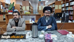 مراسم تکریم و معارفه معاون امور دانشجویی و توسعه منابع پردیس حضرت معصومه(س)  2