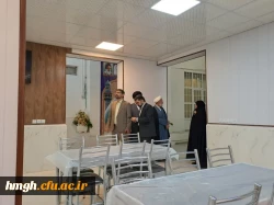 بازدید مسئول نهاد نمایندگی مقام معظم رهبری و حمیدرضا ابراهیمی معاون فرهنگی و تربیتی دانشگاه فرهنگیان از پردیس حضرت معصومه (س) 2