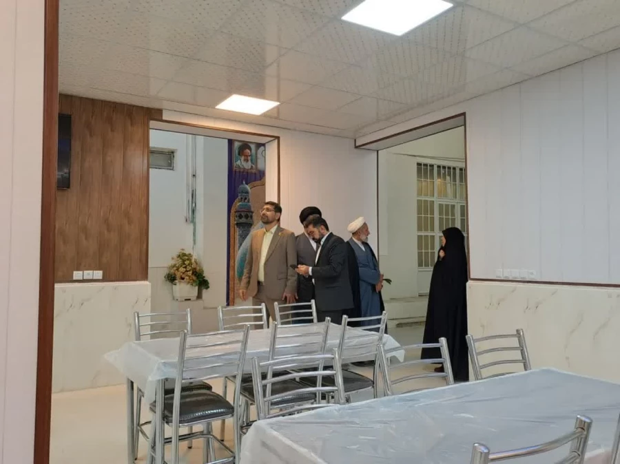 بازدید مسئول نهاد نمایندگی مقام معظم رهبری و حمیدرضا ابراهیمی معاون فرهنگی و تربیتی دانشگاه فرهنگیان از پردیس حضرت معصومه (س) 2