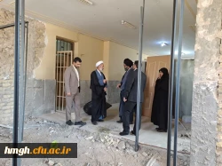بازدید مسئول نهاد نمایندگی مقام معظم رهبری و حمیدرضا ابراهیمی معاون فرهنگی و تربیتی دانشگاه فرهنگیان از پردیس حضرت معصومه (س) 2