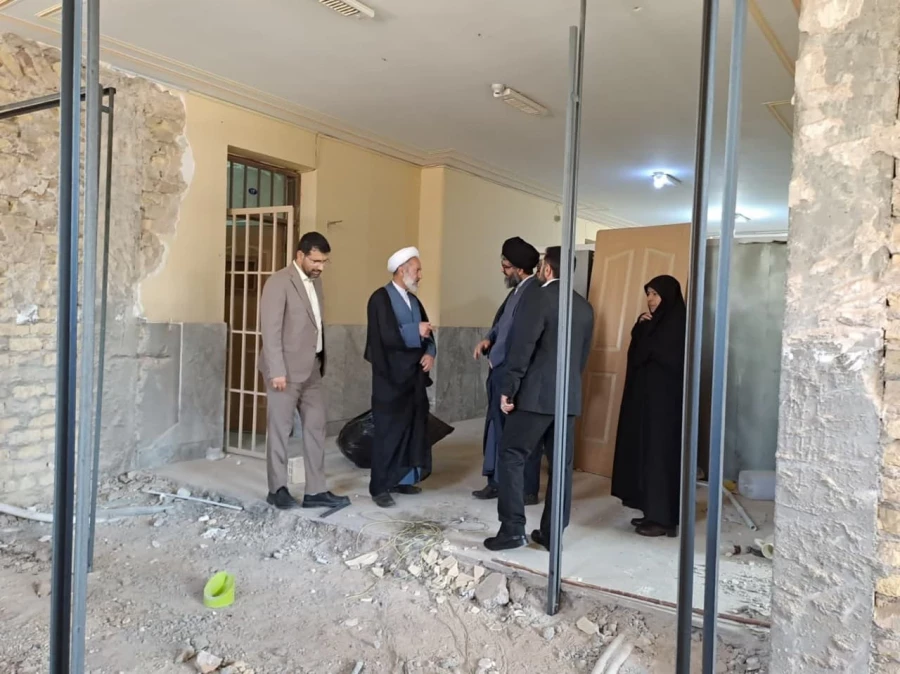 بازدید مسئول نهاد نمایندگی مقام معظم رهبری و حمیدرضا ابراهیمی معاون فرهنگی و تربیتی دانشگاه فرهنگیان از پردیس حضرت معصومه (س) 2