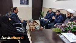 بازدید مشاور اجتماعی استاندار قم از پردیس حضرت معصومه(س) 2