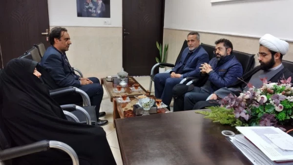 بازدید مشاور اجتماعی استاندار قم از پردیس حضرت معصومه(س) 2