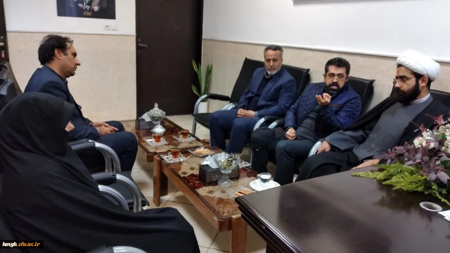 بازدید مشاور اجتماعی استاندار قم از پردیس حضرت معصومه(س) 2