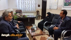 بازدید مشاور اجتماعی استاندار قم از پردیس حضرت معصومه(س) 2