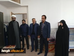 بازدید مشاور اجتماعی استاندار قم از پردیس حضرت معصومه(س) 2