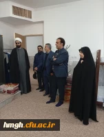 بازدید مشاور اجتماعی استاندار قم از پردیس حضرت معصومه(س) 2