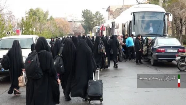 گزارش صدا و سیمای مرکز استان قم از اعزام کاروان راهیان نور دانشجویان پردیس حضرت معصومه(س) 2