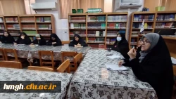 نشست صمیمی مسؤولان آموزشی پردیس حضرت معصومه(س) با نمایندگان دانشجویان گروه های درسی 2