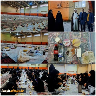 با حضور سرپرست دانشگاه فرهنگیان استان قم: 

ضیافت افطاری دانشجویان در پردیس حضرت معصومه(س)