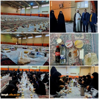 با حضور سرپرست دانشگاه فرهنگیان استان قم: 

ضیافت افطاری دانشجویان در پردیس حضرت معصومه(س)