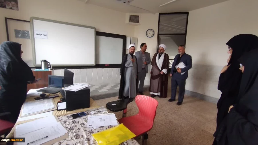 بازدید سرپرست دانشگاه فرهنگیان استان قم از فرآیند اجرای ارزیابی تکمیلی معرفی شدگان چند برابر ظرفیت ورود به دانشگاه فرهنگیان 4