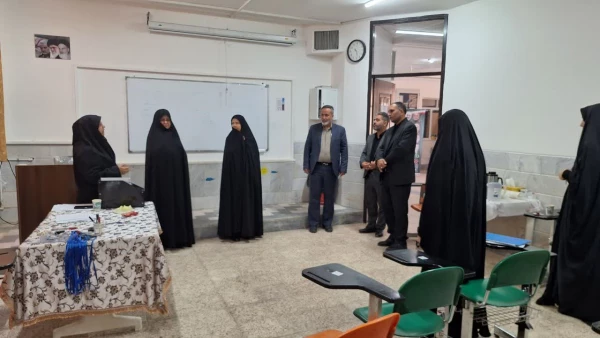 بازدید مسؤولین اداره کل آموزش و پرورش استان قم از فرآیند اجرای ارزیابی تکمیلی معرفی شدگان چند برابر ظرفیت ورود به دانشگاه فرهنگیان در پردیس حضرت معصومه(س) 2