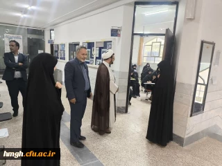 بازدید سرپرست دانشگاه فرهنگیان استان قم از روند برگزاری امتحانات نیمسال دوم 404-403