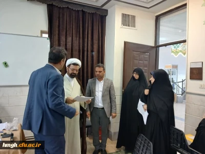 بازدید سرپرست دانشگاه فرهنگیان استان قم از فرایند ارزیابی شایستگی های معلمی (اختصاصی) استعدادهای برتر ملی دانشگاه فرهنگیان 