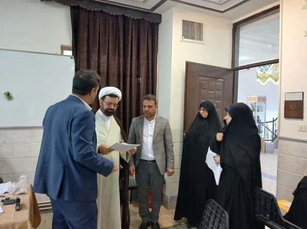 بازدید سرپرست دانشگاه فرهنگیان استان قم از فرایند مصاحبه استعدادهای برتر ملی دانشگاه فرهنگیان  2